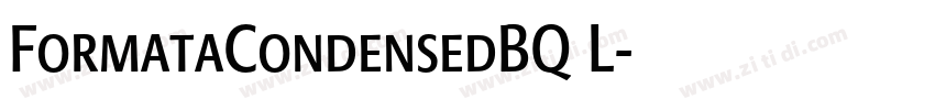 FormataCondensedBQ L字体转换 FormataCondensedBQ L字体转换